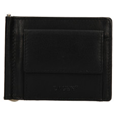 Lagen dolarovka peněženka kožená W-2010 - černá - BLK