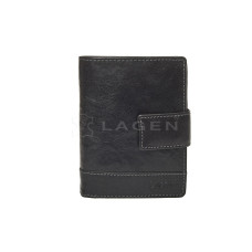 Lagen pánská peněženka kožená V-27/T-černá - BLK