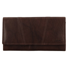 Lagen dámská peněženka kožená PWL-388 - tmavě hnědá - D.BRN