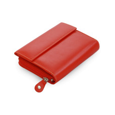 Multičervená dámská kožená peněženka s malou klopnou 511-2221-M31