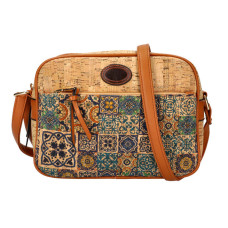 Crossbody dámská kabelka v korkovém designu A2132 typ 8