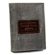 Kožená šedá pánská peněženka RFID v krabičce Forever Young