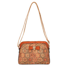 Menší crossbody dámská kabelka v korkovém designu SE322 CORK 4