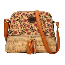 Crossbody dámská kabelka v korkovém designu T8297 typ 11