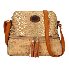 Crossbody dámská kabelka v korkovém designu T8297 typ 15