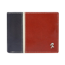 Pánská peněženka Rovicky 323-RBA-D RFID tmavě modrá, červená