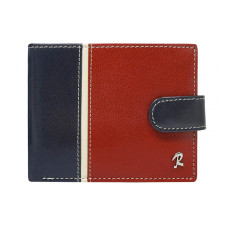 Pánská peněženka Rovicky 323L-RBA-D RFID tmavě modrá, červená