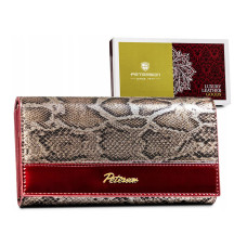 Dámská peněženka Peterson PTN BS-411 SNAKE-2 červená