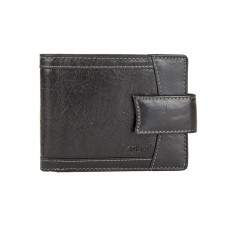 Lagen pánská peněženka kožená V-06/T-černá - BLK