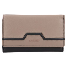 Lagen dámská peněženka kožená BLC/5375/422 -černá/šedá BLK/TAUPE